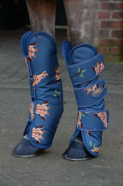 Weatherbeeta 1200D Wide Tab Long Travel Boots Front And Rear