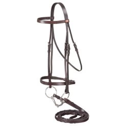 Silver Fox Full Laced Rein Snaffle Bridle