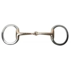 Korsteel Stainless Steel Copper Mouth Eggbutt Snaffle Bit