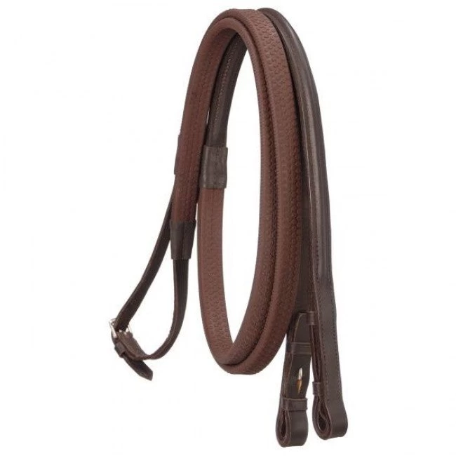 Silver Fox Raised Rubber Grip Reins - Image 2