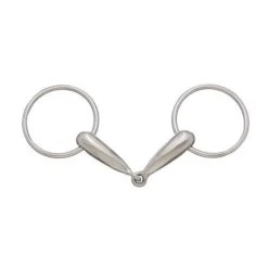 Kelly Silver Star Smooth Snaffle Stainless Steel Bit