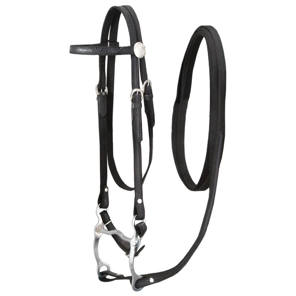 King Series Pony Nylon With Leather Bridle