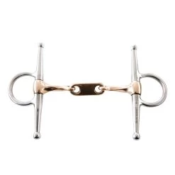 Korsteel Stainless Steel Twisted Copper Mouth Dr Bristol Full Cheek Bit