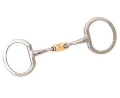 Jp Korsteel Stainless Steel Copper Oval Link Eggbutt Snaffle Bit