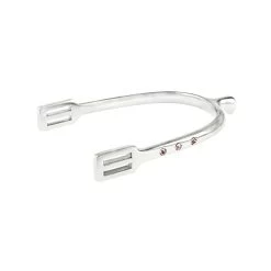 Horze Bling Spurs, Ice Pink Crystal