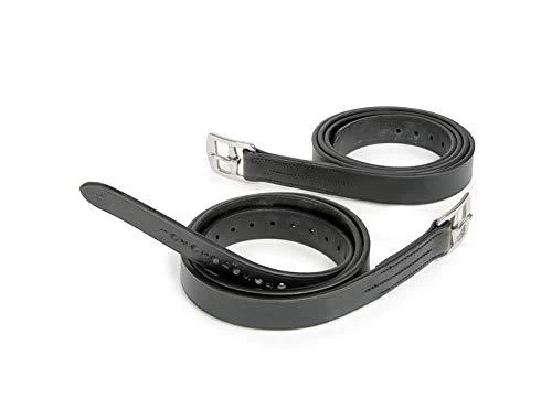 Shires Aviemore Stirrup Leathers With Curved Buckle - Image 3