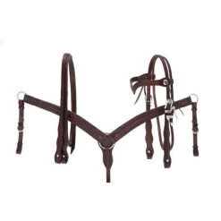 Royal King Shaped Basketweave Breastcollar