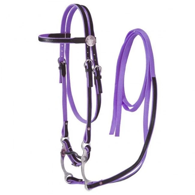 King Series Horse Nylon With Leather Bridle - Image 3