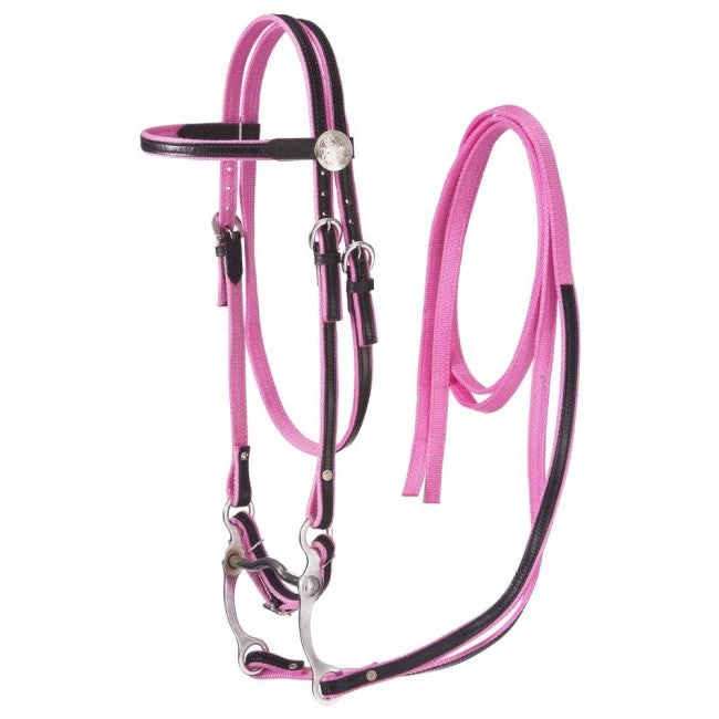 King Series Horse Nylon With Leather Bridle - Image 2