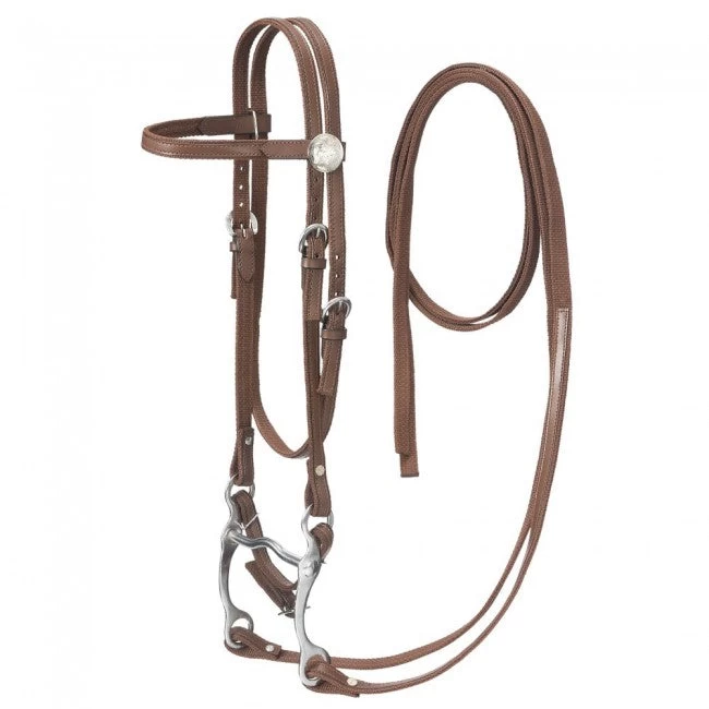 King Series Horse Nylon With Leather Bridle