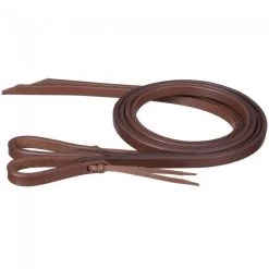 Tough 1 Miniature Harness Leather Split Reins With Waterloop Tie Ends