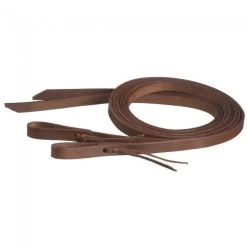 Tough 1 Harness Leather Split Reins With Waterloop Tie Ends
