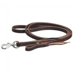 Tough 1 Latigo Leather Roping Reins With Tie Ends