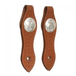 Royal King Slobber Straps With Basket Stamp Tooling