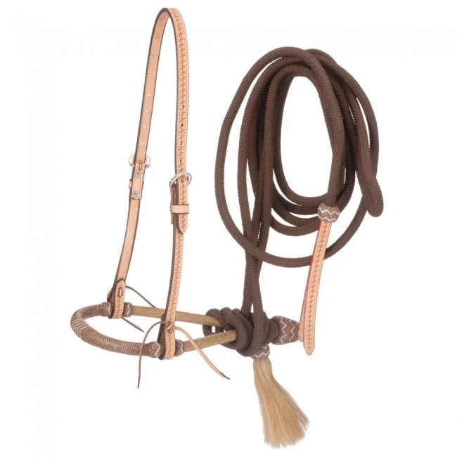 Tough 1 Basketweave Bosal Hanger, Bosal And Cord Mecate - Image 2