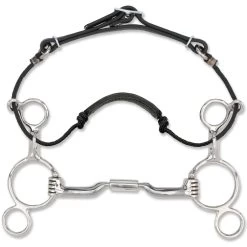 Myler 2-Ring Combination Bit Low Port Comfort Snaffle MB 04