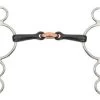 Shires 3 Ring Dutch Gag With Lozenge Sweet Iron Mouth Bit