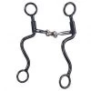 Tough 1 Black Steel S Shank 3 Piece With Sweet Iron Snaffle