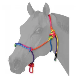 Tough 1 Multi-Colored Miniature Rope Halter