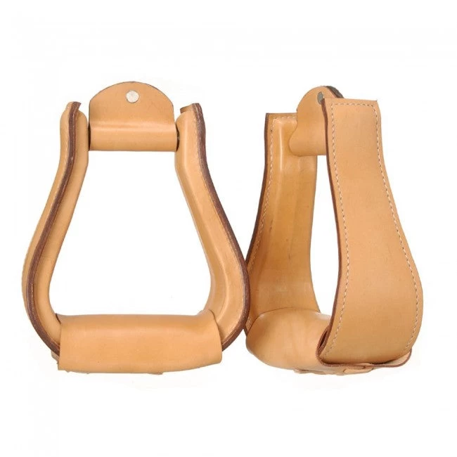 Tough 1 Leather Covered Stirrups - Image 4