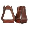 Tough 1 Wide Leather Covered Stirrups