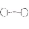 Myler Eggbutt With Hooks With Stainless Steel Low Port Comfort Snaffle
