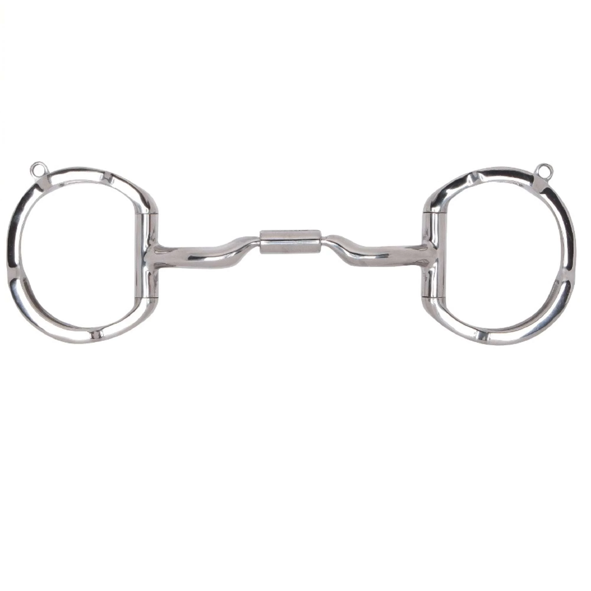Myler Eggbutt With Hooks With Stainless Steel Low Port Comfort Snaffle