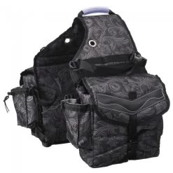 Tough 1 Multi-Pocket Insulated Nylon Saddle Bag In Prints