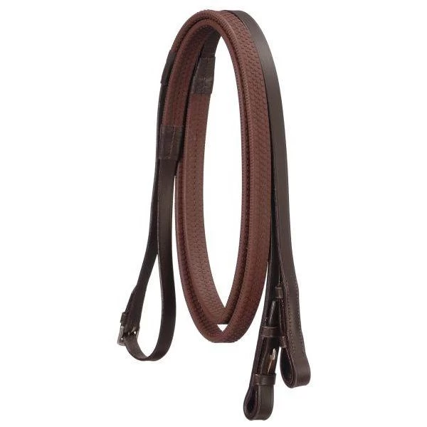 EquiRoyal Flat Rubber Grip Reins