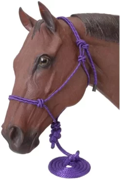 Tough 1 6 Pack Miniature Poly Rope Halters With Leads