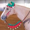 JT International Holiday Elf Halter & Rein Cover Set