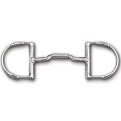 Myler English Pony Dee With Hooks With Stainless Steel Mullen Barrel Low Port