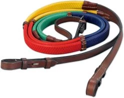 Kincade Rainbow Reins With Hook Studs