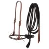 Tough 1 Basketweave Bosal Hanger, Bosal And Cord Mecate