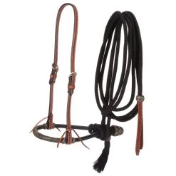 Tough 1 Basketweave Bosal Hanger, Bosal And Cord Mecate