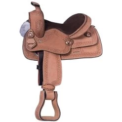 Tough 1 Youth Cowboy Roughout Saddle With Serpentine Tooling