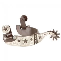 Kelly Silver Star Cutout Stars Childs Show Spurs