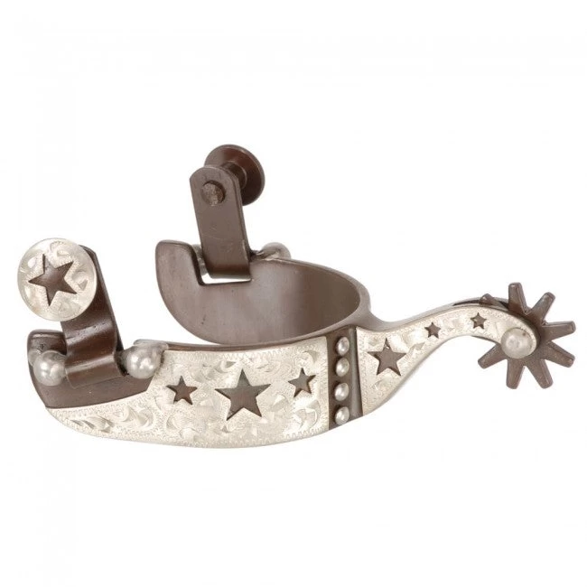Kelly Silver Star Cutout Stars Childs Show Spurs