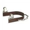 Kelly Silver Star Antique Brown Sidewinder Bumper Spurs