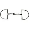 Jp Korsteel Stainless Steel Corkscrew Mouth Dee Ring Snaffle Bit