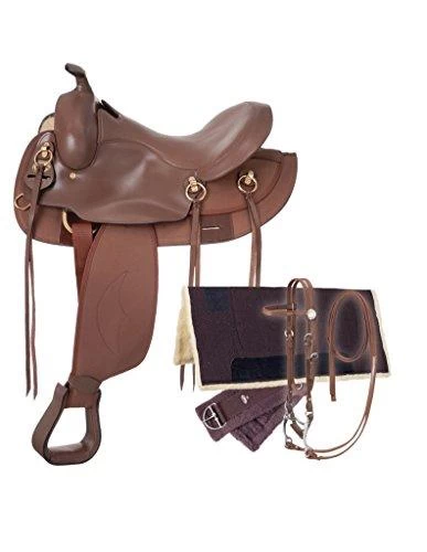 Tough-1 Eclipse 5-Piece Gaited Round Skirt Saddle Package - Image 2