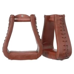 Tough 1 Oversized Leather Bell Stirrups
