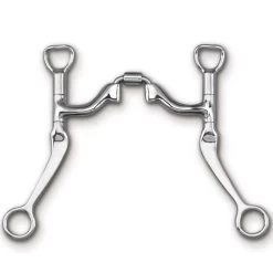 Myler Flat Shank With Sweet Iron Correctional Ported Barrel MB 41PB