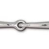 Toklat 12mm Loose Ring Bradoon Snaffle With 3" Rings, 4.75"