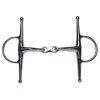 Korsteel Stainless Steel French Link Full Cheek Snaffle Bit