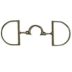 Korsteel Stainless Steel Segunda Dee Ring Snaffle Bit