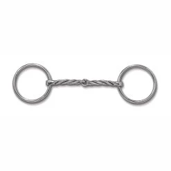 Myler Loose Ring With Sweet Iron Twisted Snaffle