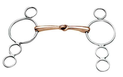Korsteel European Copper Mouth Elevator Gag Bit
