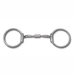 Myler "C" Sleeve Ring With Sweet Iron Comfort Snaffle Wide Barrel
