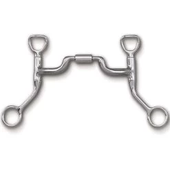 Myler HBT Shank With Sweet Iron Medium Wide Port Comfort Snaffle